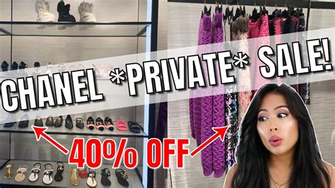 chanel private sale|chanel outlet store online real.